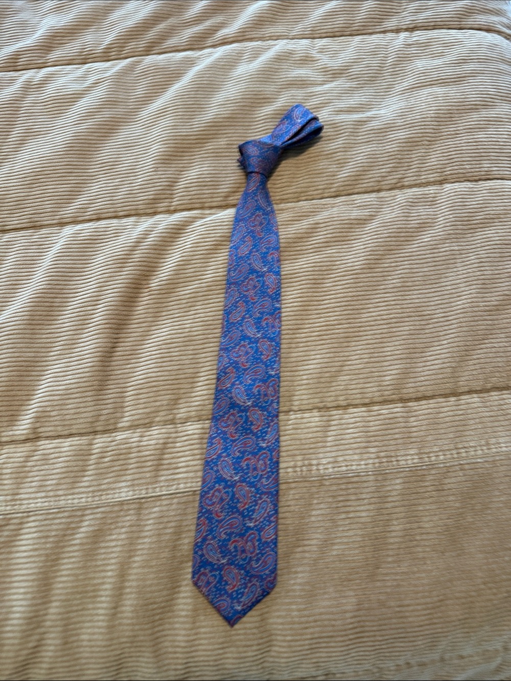 Like new Classic Blue Paisley Men's Tie - j-crew